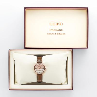 Pre-owned Seiko Presage Sre014j1 Pinky Twilight Cocktail Time Limited Edition Ladies Watch