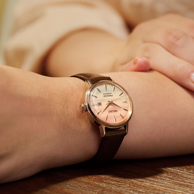 Pre-owned Seiko Presage Sre014j1 Pinky Twilight Cocktail Time Limited Edition Ladies Watch