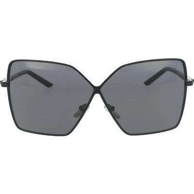 Pre-owned Prada 0pr 50ys 1ab5s0 Sunglasses Black Frame Dark Grey Lenses 64 Mm In Gray