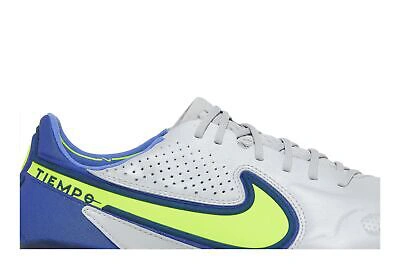 Pre-owned Nike Tiempo Legend 9 Elite Fg 'recharge Pack' Cz8482-075 In Grey Fog/sapphire/volt