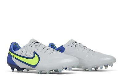 Pre-owned Nike Tiempo Legend 9 Elite Fg 'recharge Pack' Cz8482-075 In Grey Fog/sapphire/volt