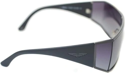 Pre-owned Police Origins 5 Designer Sunglasses Spl892 0627 Wrap Visor Shield In Black Grey In Gray
