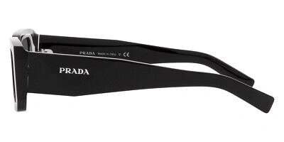 Pre-owned Prada 0pr 06ys Sunglasses Men Black Rectangle 53mm & Authentic In Gray
