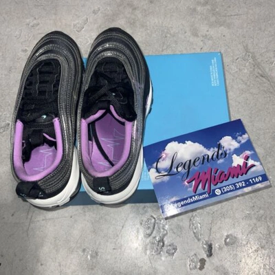 Pre-owned Nike Air Max 97-db Doernbecher Survivor Running Shoes W Size 5-fast Shipping In Purple