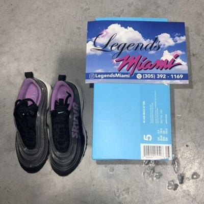 Pre-owned Nike Air Max 97-db Doernbecher Survivor Running Shoes W Size 5-fast Shipping In Purple