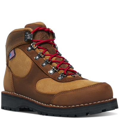 Pre-owned Danner ® Cascade Crest Women's Grizzly Brown/rhodo Red Hike Boots 60431 -