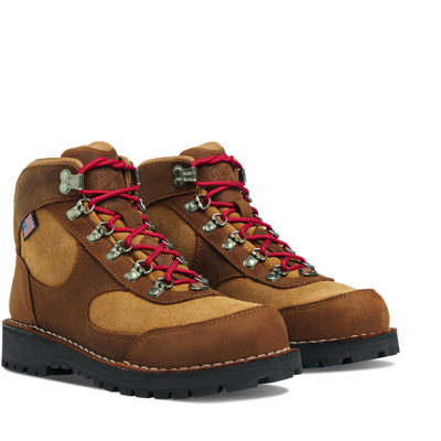 Pre-owned Danner ® Cascade Crest Women's Grizzly Brown/rhodo Red Hike Boots 60431 -