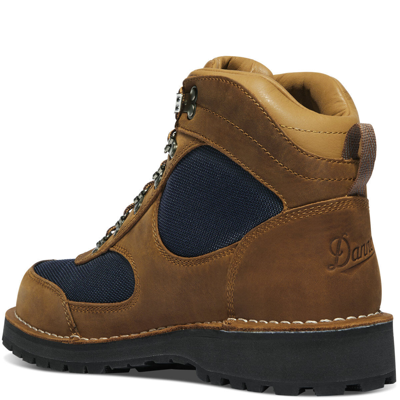 Pre-owned Danner ® Cascade Crest Women's Grizzly Brown/ursa Blue Hike Boots 60433 -