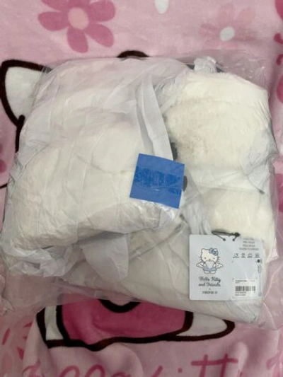 Pre-owned Hello Kitty Forever 21  Faux Fur Boots Size 9 In White