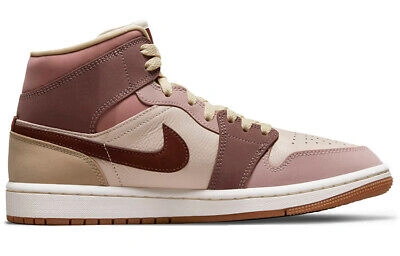 Pre-owned Jordan 1 Mid Se Dark Pony Smoky Mauve - Do7440-821