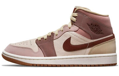 Pre-owned Jordan 1 Mid Se Dark Pony Smoky Mauve - Do7440-821