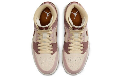 Pre-owned Jordan 1 Mid Se Dark Pony Smoky Mauve - Do7440-821