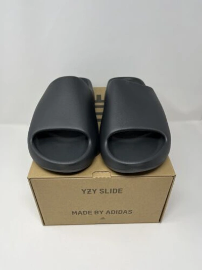 Pre-owned Adidas Originals Size 14 - Adidas Yeezy Slide Onyx - Ds Brand In Black