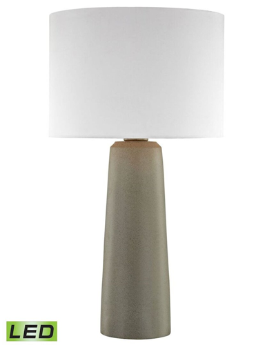 Shop Artistic Home & Lighting Artistic Home Eilat 27'' High 1-light Outdoor Table Lamp In Grey