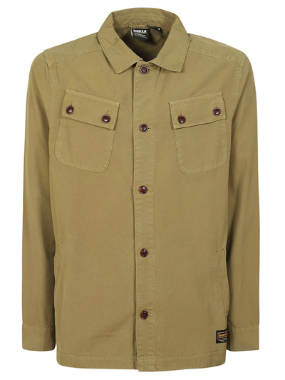 Shop Barbour Collared Buttoned Shirt In Green