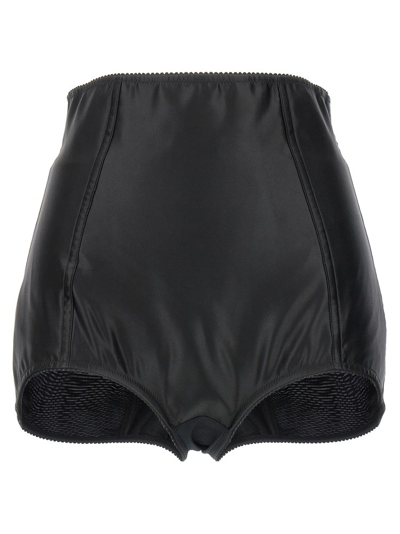 Shop Dolce & Gabbana Back Zipped Culottes In Black