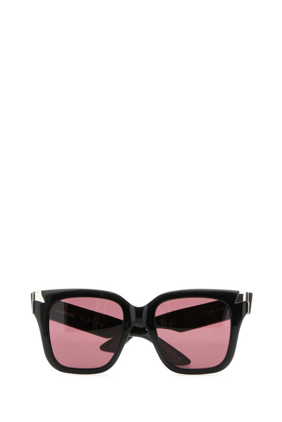 Shop Alexander Mcqueen Eyewear Square Frame Sunglasses In Black