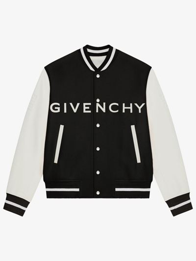 Shop Givenchy Bomber Jacket In Black  