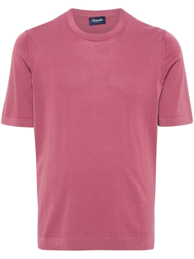 Shop Drumohr T-shirt In Pink