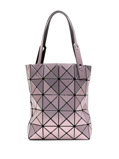 Shop Bao Bao Issey Miyake `lucent Boxy` Tote Bag In Pink