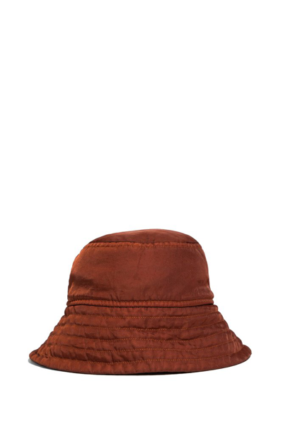 Shop Dries Van Noten Dropped Brim Bucket Hat In Brown