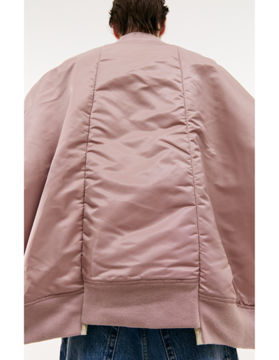 Shop Vetements X Alpha Industries Reversible Bomber Jacket In Pink