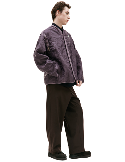 Oamc Re:work Overdyed Liner Lavender In Purple