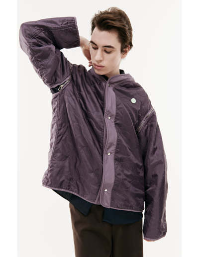 Oamc Re:work Overdyed Liner Lavender In Purple