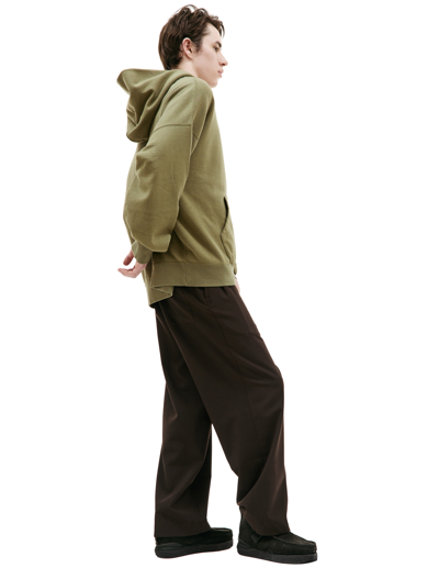 Visvim Green Amplus Hoodie In Green