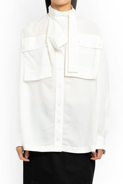 Shop Lemaire Neck In White