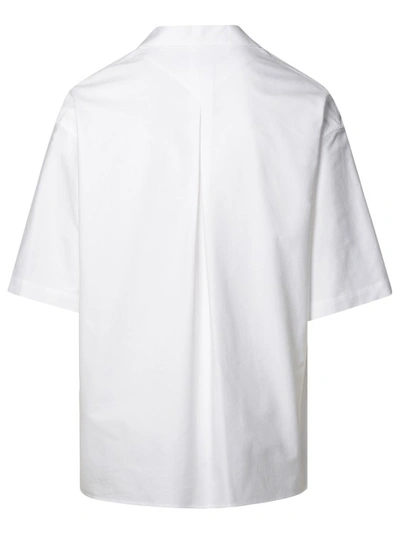 Shop Kenzo S/s Logo Shirt In White