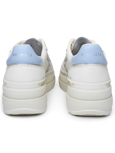 Shop Premiata Micol' Sneaker In Ivory Leather In White