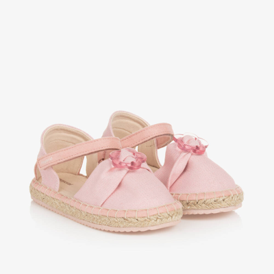 Shop Mayoral Baby Girls Pink Espadrille Sandals
