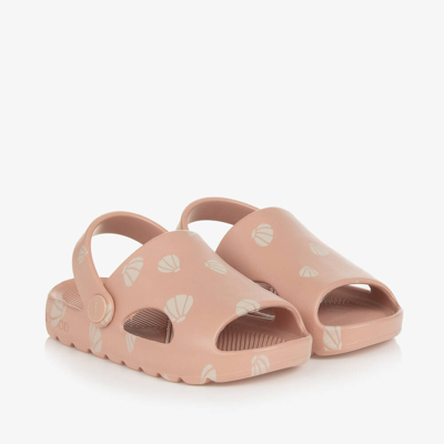 Shop Liewood Girls Pink Shell Clog Sandals