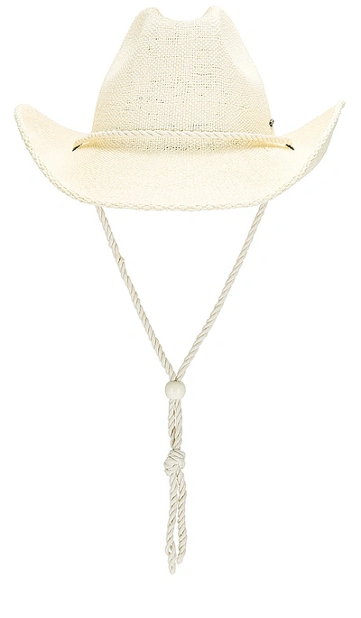 Brixton Austin Straw Cowboy Hat In 白色