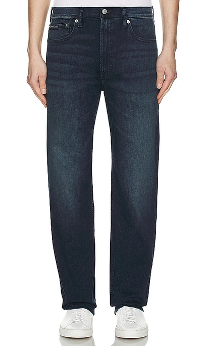 Shop Calvin Klein Standard Straight 32 Jean In Boston Blue Black