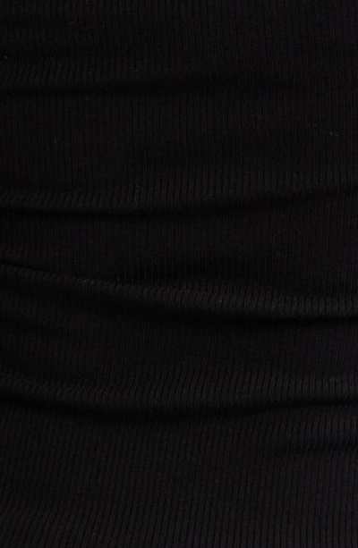 Bp. Corset Knit Top In Black Jet
