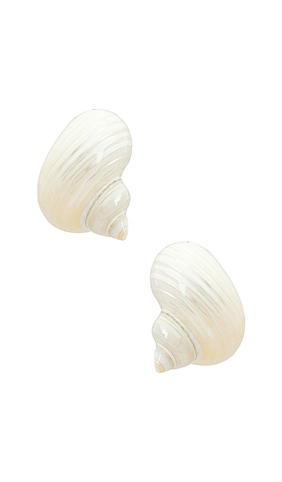 Shop Julietta Spetses Earrings In 珍珠