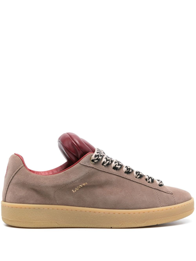 Shop Lanvin X Future Curb Lite Sneakers - Men's - Bos Taurus/polyester/rubber In Brown