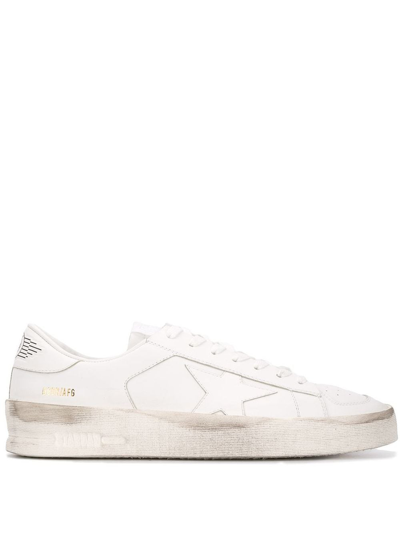 Shop Golden Goose Sneakers Stardan In White