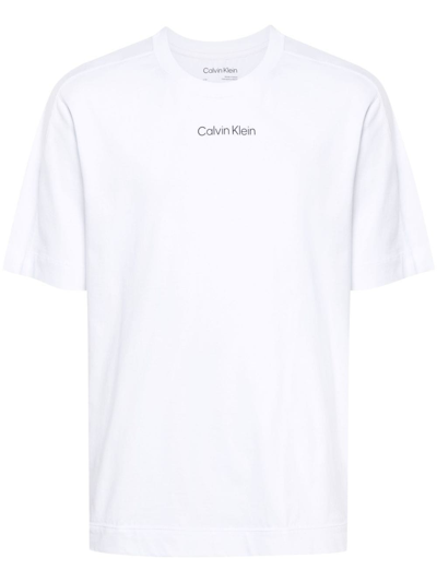 Shop Calvin Klein Sport Calvin Klein T-shirt Con Stampa In White