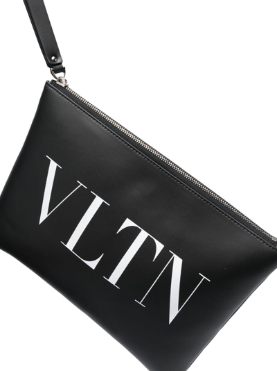 Shop Valentino Clutch Vltn  Garavani In Black