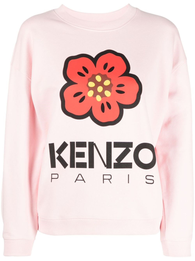 Shop Kenzo Felpa In Pink