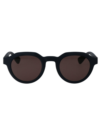 Shop Mykita Dia Oval Frame Sunglasses In Blue