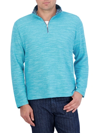 Shop Robert Graham Ledson Long Sleeve Knit In Teal