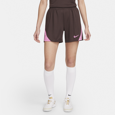 Shop Nike Women's Strike Dri-fit Soccer Shorts In Brown