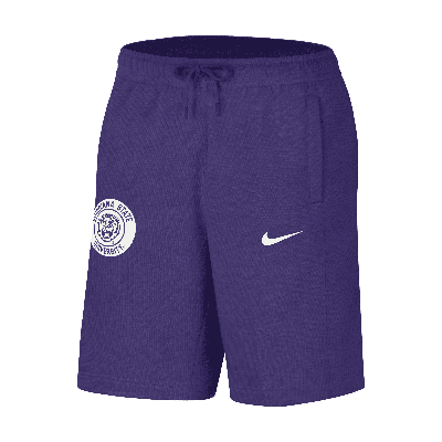 Shop Nike Lsu  Men's College Shorts In Purple