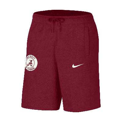 Shop Nike Alabama  Men's College Shorts In Red