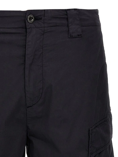 Shop C.p. Company 'stretch Cargo' Bermuda Shorts In Blue