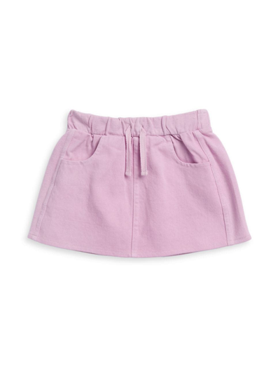 Shop Splendid Little Girl's & Girl's Cotton Twill Skirt In Peony